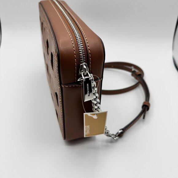 Michael Kors Jet Set Large Open Luggage Brown East West Crossbody 32S4SJ6C7P NWT - Picture 10 of 16